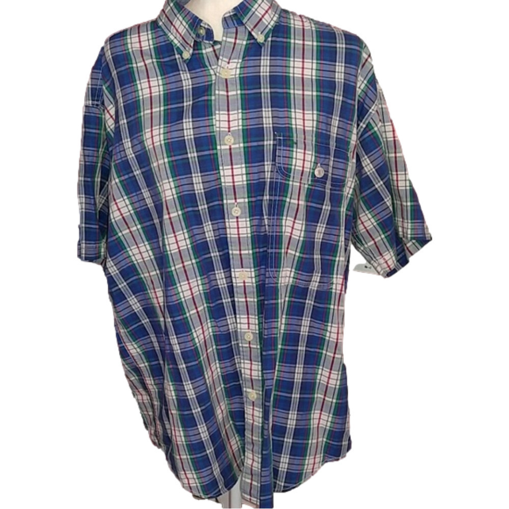 Tommy Hilfiger Plaid Cotton Shirt L